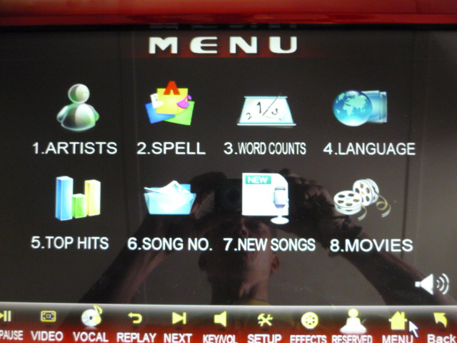 Touchscreen Menu Layout